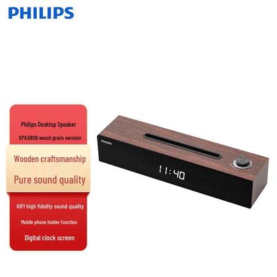 Philips SPA3809 Desktop Bluetooth Speaker with Clock CN Plug (adapter Included)