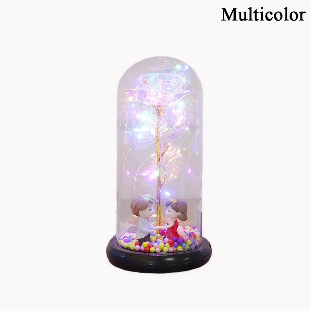 

Gold Leaf Color Gold Flower Simulation Roses Flower & Couples Figurines Artificial Decorations Multicolor