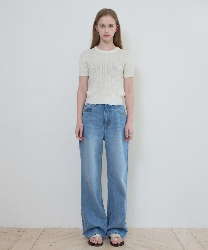 Wednesday Oasis For Woman Washable Chloé Half Round Knit_Ivory(Wc25-Kn22)