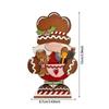 Wooden Gnome Ornaments with Baking Elements Christmas Themed Festive Home Decor Christmas Supplies Party Gifts