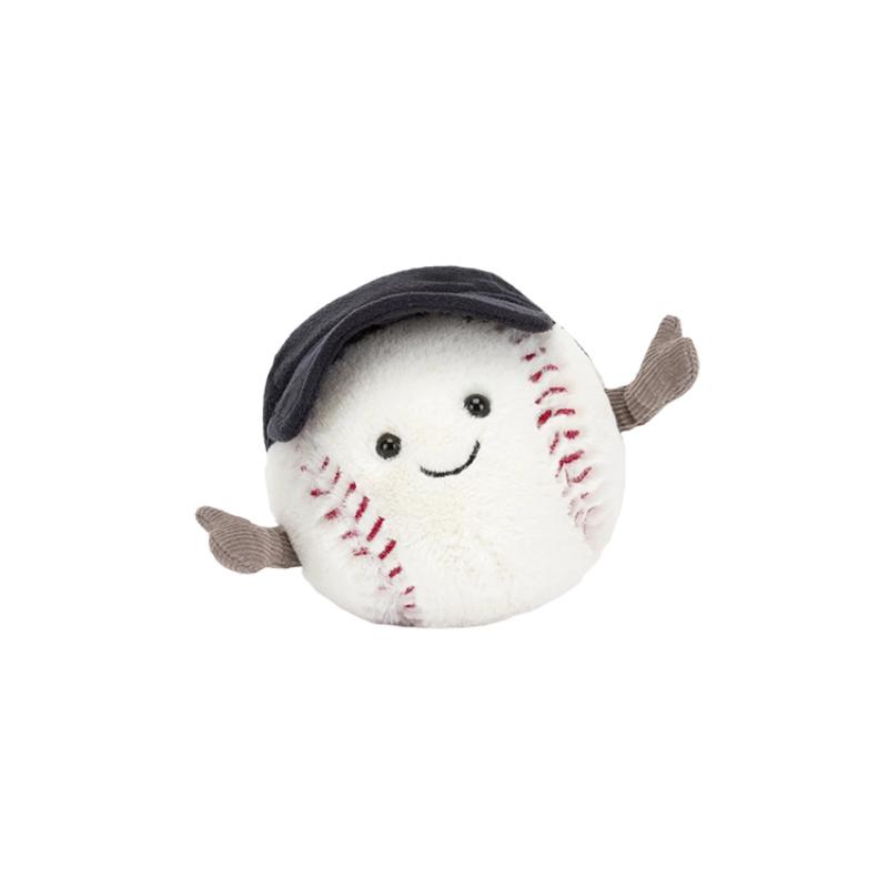 JELLYCAT Fun Sports Series Baseball Cute Fun Doll Plush Doll 10cm Height
