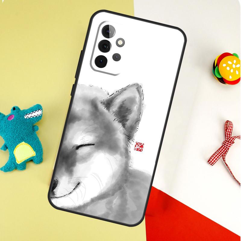 Animal Shiba Inu Dog For Samsung Galaxy A54 A34 A14 A55 A35 A15 A53 A33 A13 A05 A06 A16 A22 A32 A52 Phone Case