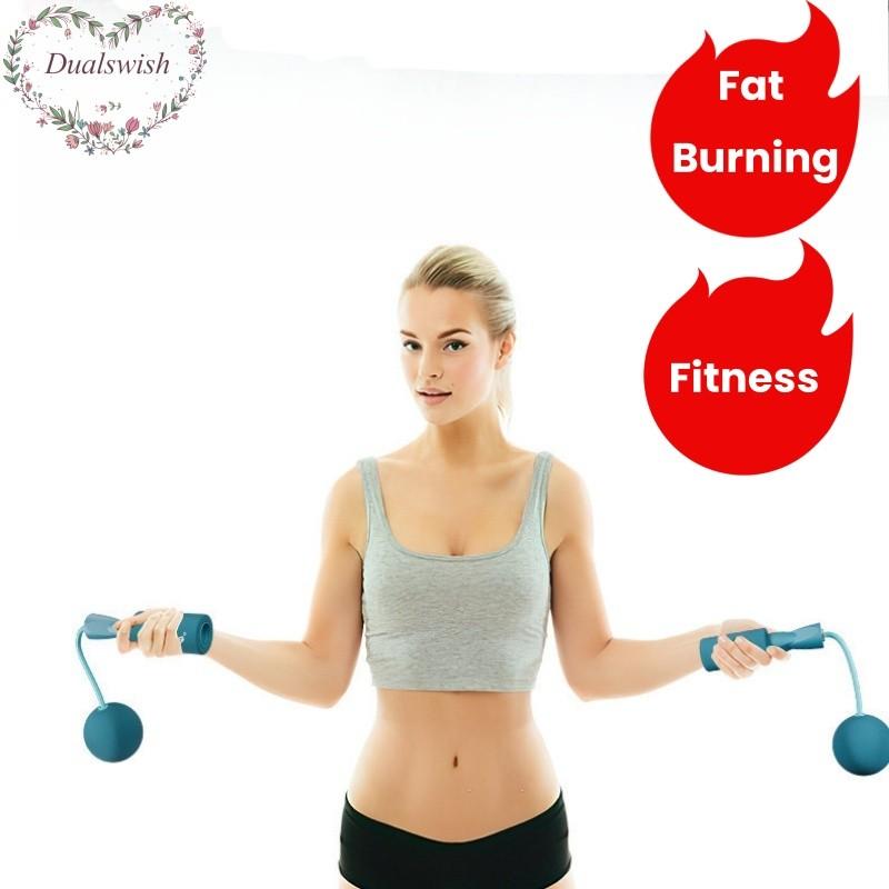 6.5M 1 PairsLarge Ball Gravity Cordless Jump Rope Calorie Fitness Weight Loss Exercise Load Burning Fat Slimming Jump Rope Exercise Tool