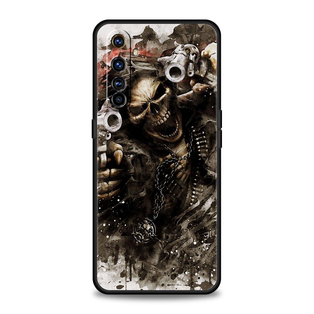 Grim Reaper Skull Skeleton For Realme GT Neo 2 3 3T Phone Case For Realme 10 9 8 5G 7 6 GT2 Pro Plus 9i 8i C21 C11 C25 C35 Cover