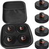 4Pcs Car Rubber Lifting Jack Pad Adapter Tool Chassis W/ Storage Case Suitable For Tesla Model 3 Model S Model X Car Accessories