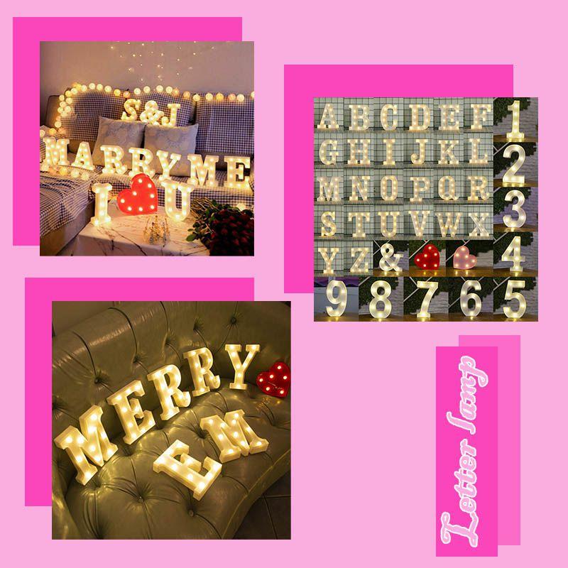 Large Led Light Emitting Alphanumeric Love Standing Sign Decoration For Party Themes And Indoor Decor