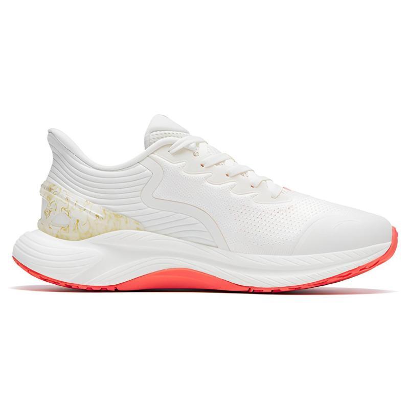 Anta Gen 3.0 Lite Anti Slip And Wear Resistant Breathable Low Top Running Shoes Women's White Red Sneakers 122315586-12