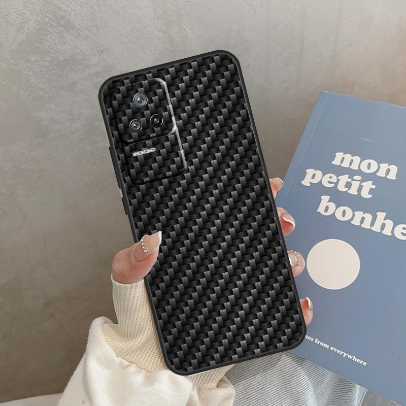 Carbon Fiber Pattern Case For Xiaomi 15 14 Ultra 13T 14T 15T Pro 17 Pro Max POCO X7 X3 X5 X6 F5 F6 F7 F8 Pro Cover