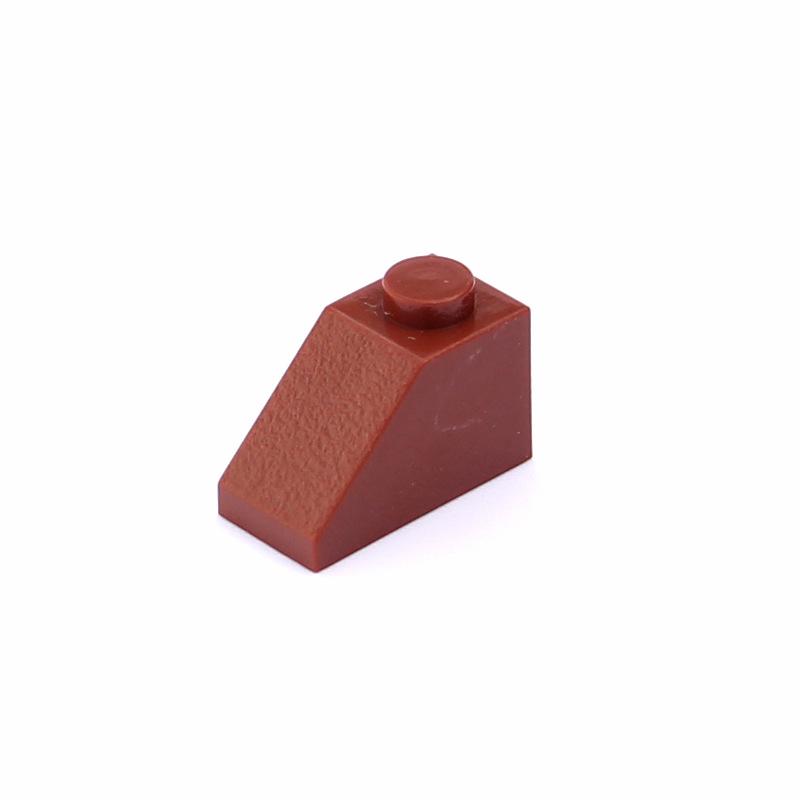 DIY Educational Slope Bricks 1x2, 45° - Compatible with Lego, 3040 Parts 1 piece коричневый