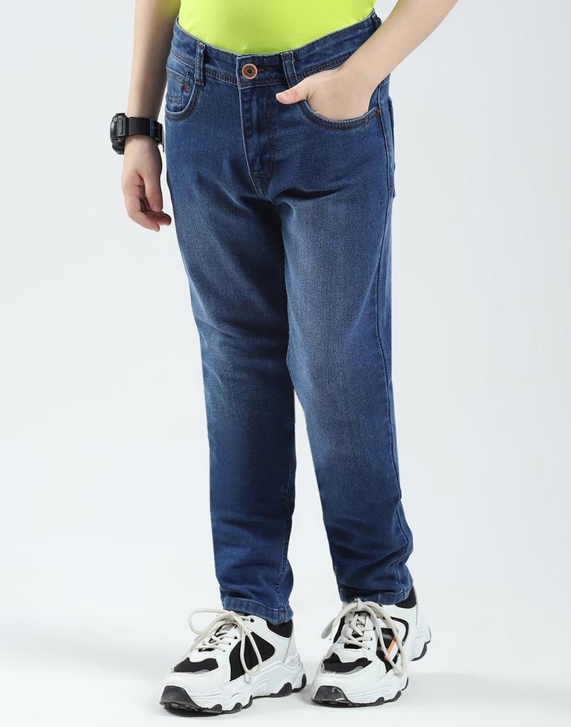 MONTE CARLO Boys Solid Slim Fit Jeans