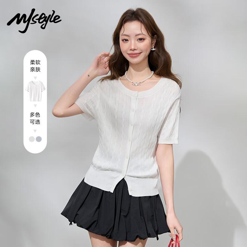 MJ Style Women s Ribbed Short Sleeve T-Shirt XL