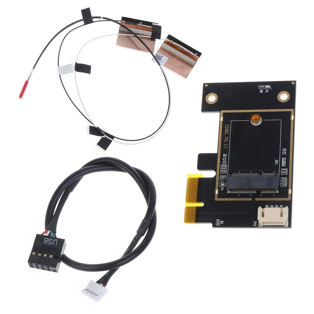 M2 Ngff To PCIE PCI-E 1X Wireless Adapter Support 2230 Wireless Network Card