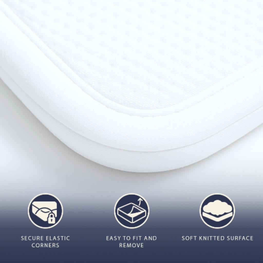 Protège-Matelas Imperméable avec Élastiques | Protection de Matelas Respirante et Antibactérienne 