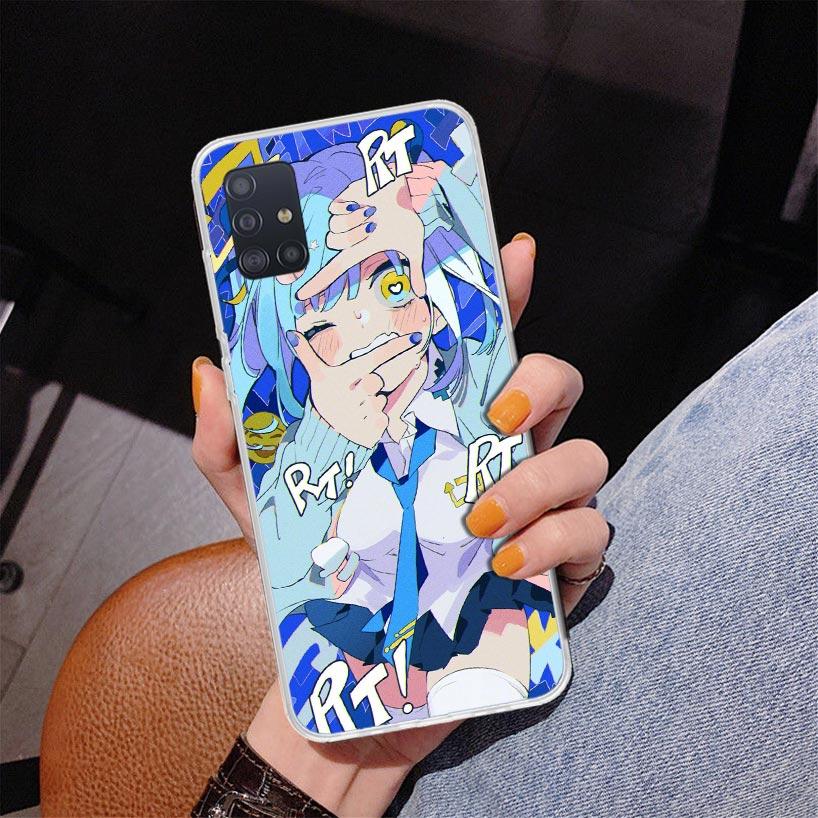 Cute Anime Girl INS Phone Case For Samsung Galaxy A52 A32 A22 A12 A51 A31 A50S A30S A20S A10S Note 20 Ultra 10 Plus S10 A72 A71