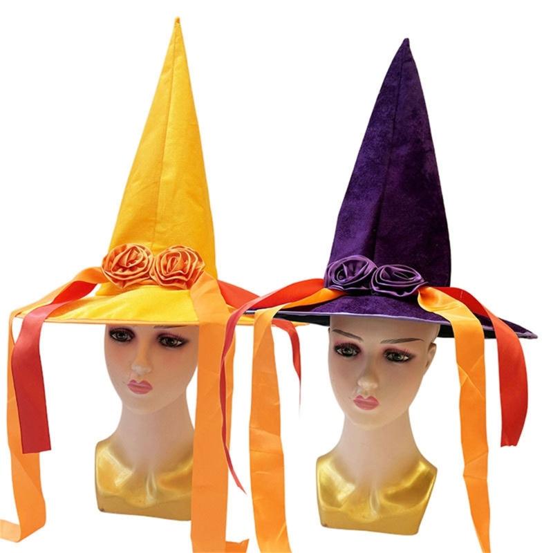 Lightweight Pointed Witch Hat With Stylish Design Halloween Costumes Accessories Comfortable Clothing Accessory