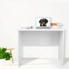Simple Modern White PC Computer Desk Desktop Study Writing Desk for Home Office