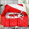 1PC Middlesbrough F.c Printed Soft Flannel Blanket Throw for Adult Bedroom Living Room Sofa Camping Travel Fan Gifts Christmas Gifts