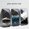 A Lush Forest of Leaves For iPhone 17 Air 16 E 15 Plus 14 Pro Max 13 12 Mini 11 5 6 7 8 Plus XR XS Max SE Black Glass Phone Case