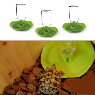 Reptile Water Bottle,Food Basin Stand Drinker Bowl Spider Turtle Lizard Bird Feeder Bottle
