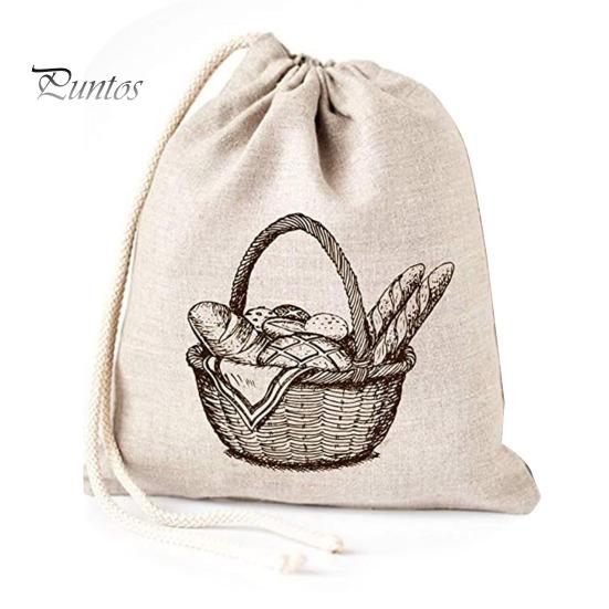 

Многоразовый мешок для хлеба Экологичный дизайн со шнурком Легко чистить Сумка для хранения домашнего хлеба Органайзер для хранения сухих продуктов B