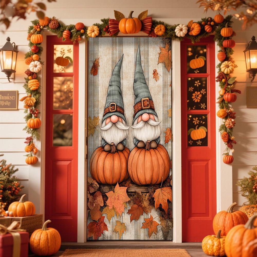 Thanksgiving Door Tapestry: Festival Decoration for Room or Door