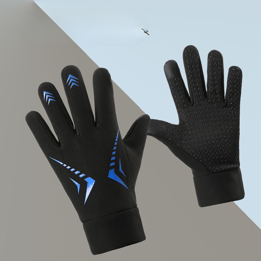 Warm Gloves for Men Outdoor Cycling Sports Windproof Waterproof Non Slip Touch Screen Mountaineering Motorcycle Autumn and Winter Gloves