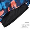 Men's Loose Printed Quick-Dry Swim Trunks