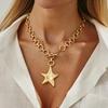 Unisex Five-Pointed Star Necklace - Simple, Stylish, and Versatile Design