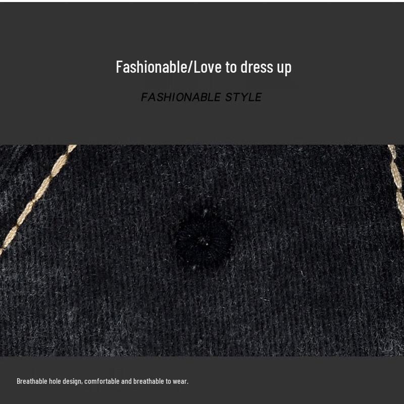 ZHENYUEQI Faded Patch Letter Washed Cap