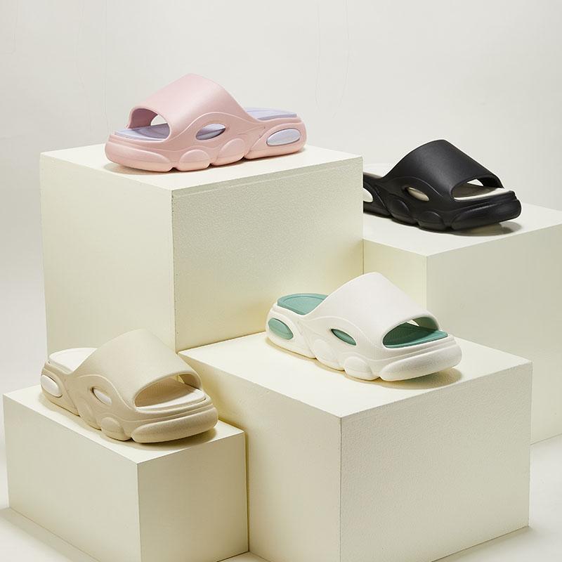 Fashion Litfun Platform Men Summer Slippers Fashion Comfort Unisex House Shower Slides Outdoor Non-Slip Beach Shoes Soft EVA Flip Flops