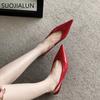 Fashion SUOJIALUN 2025 Spring New Brand Women Sandal Fashion Shallow Slip On Ladies Elegant Dress Single Shoes Low Wedge Heel Mules Shoe