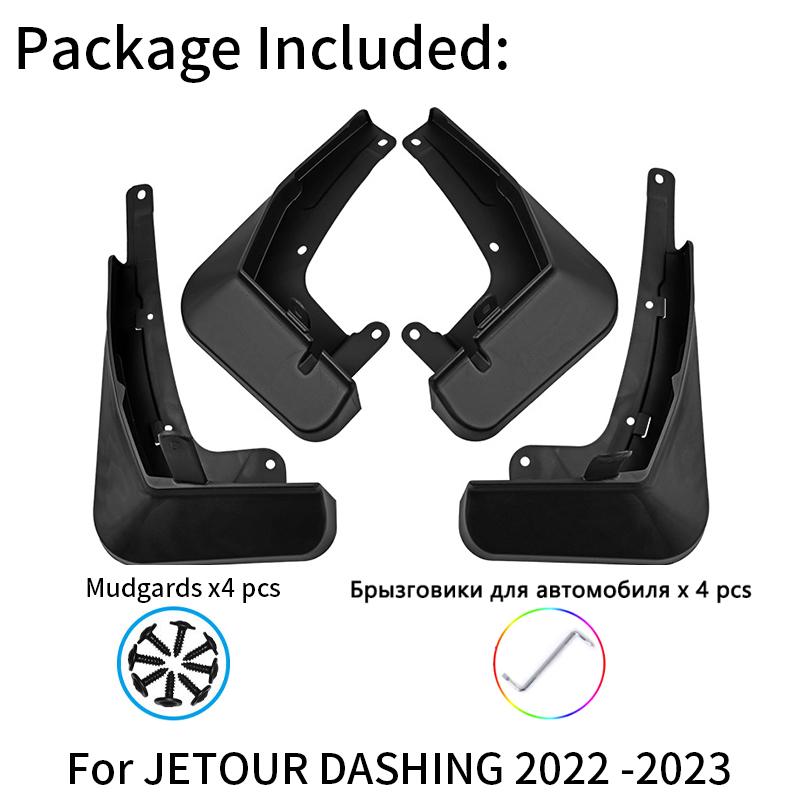 Dla Jetour Dashing 2022 2023 Błotniki Przednie Tylne Błotnik Ochraniacze Kół Chlapacze Błotniki Akcesoria Samochodowe
