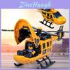 Waterproof Rescue Helicopter Toy With Inertia Rotary Blades For Toddler Play And Gifts