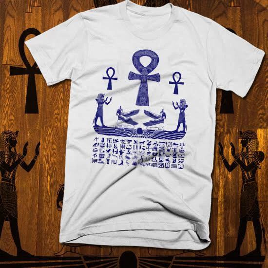 

Egyptian t-shirt S-3XL, Kemet Pharaoh Ankh Eyes of Horus Hotep Nefertiti new tee 2XL