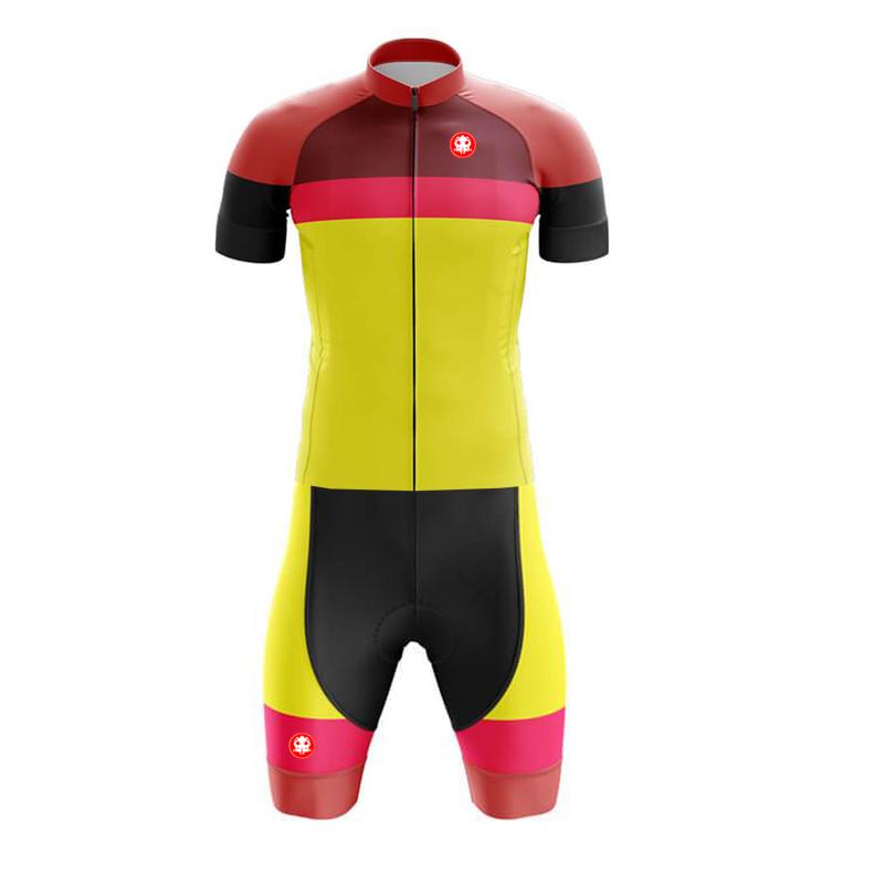 Triathlon Skinsuit Herre Cykeltøj Sommer Åndbar Cykeldragt Sæt 2026