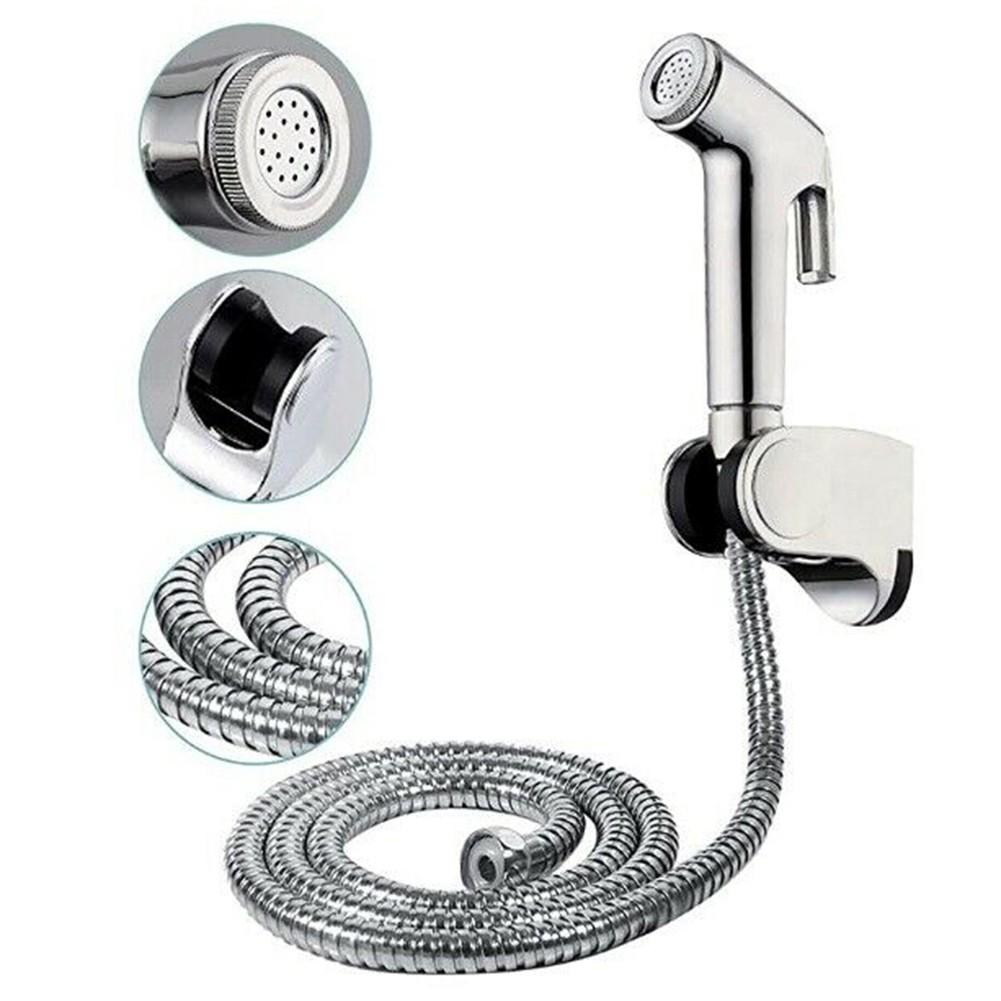 150cm Spray Bidet Handheld Holder Shower Head ABS Chrome