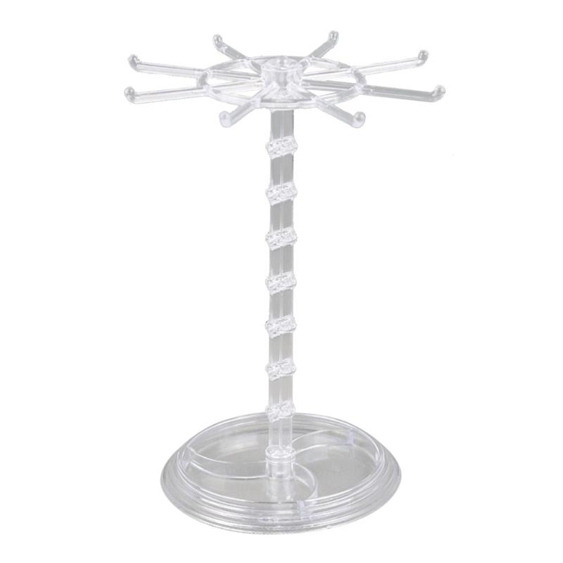 Plastic Jewelry Stand for Earrings Pendants Bracelets Jewelry Display Stud Earring Holder Jewellery Rack 2 Height