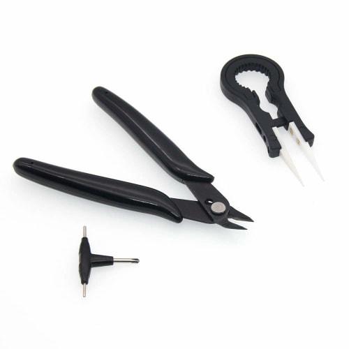 Shopdp DIY Tool Kit Set for Beginner RBA/RTA Builds, 8-in-1 Storage Bag for Convenient Storage