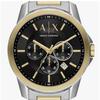 Armani Exchange Men S Metal Watch bankS Chronograph Bracelet Set ax7148Set