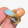 Botswana Agate, Chalcedony Gemstone 925 Sterling Silver Jewelry Ring Size 7 KJ-1616