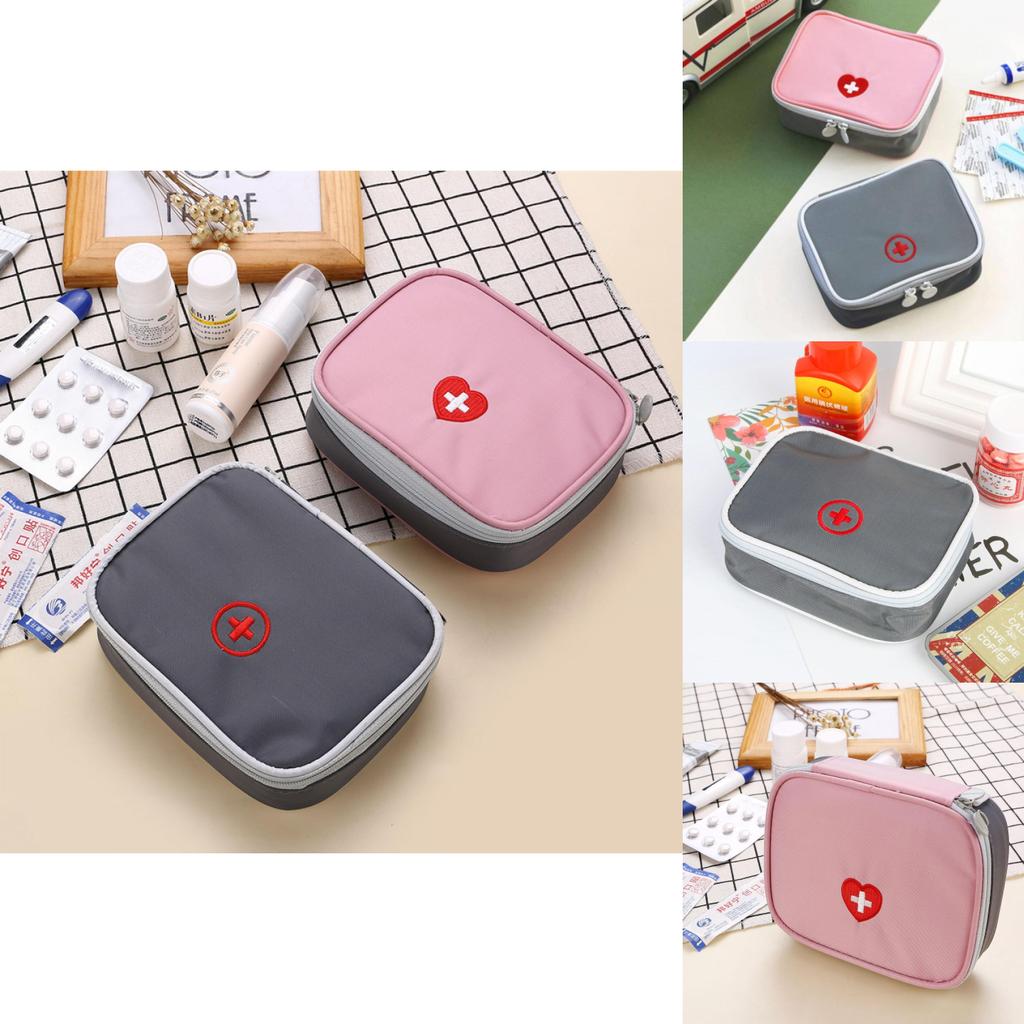 Durable Portable First Aid Kit Bag For Travel With Modern Simple Style And Polyester Material