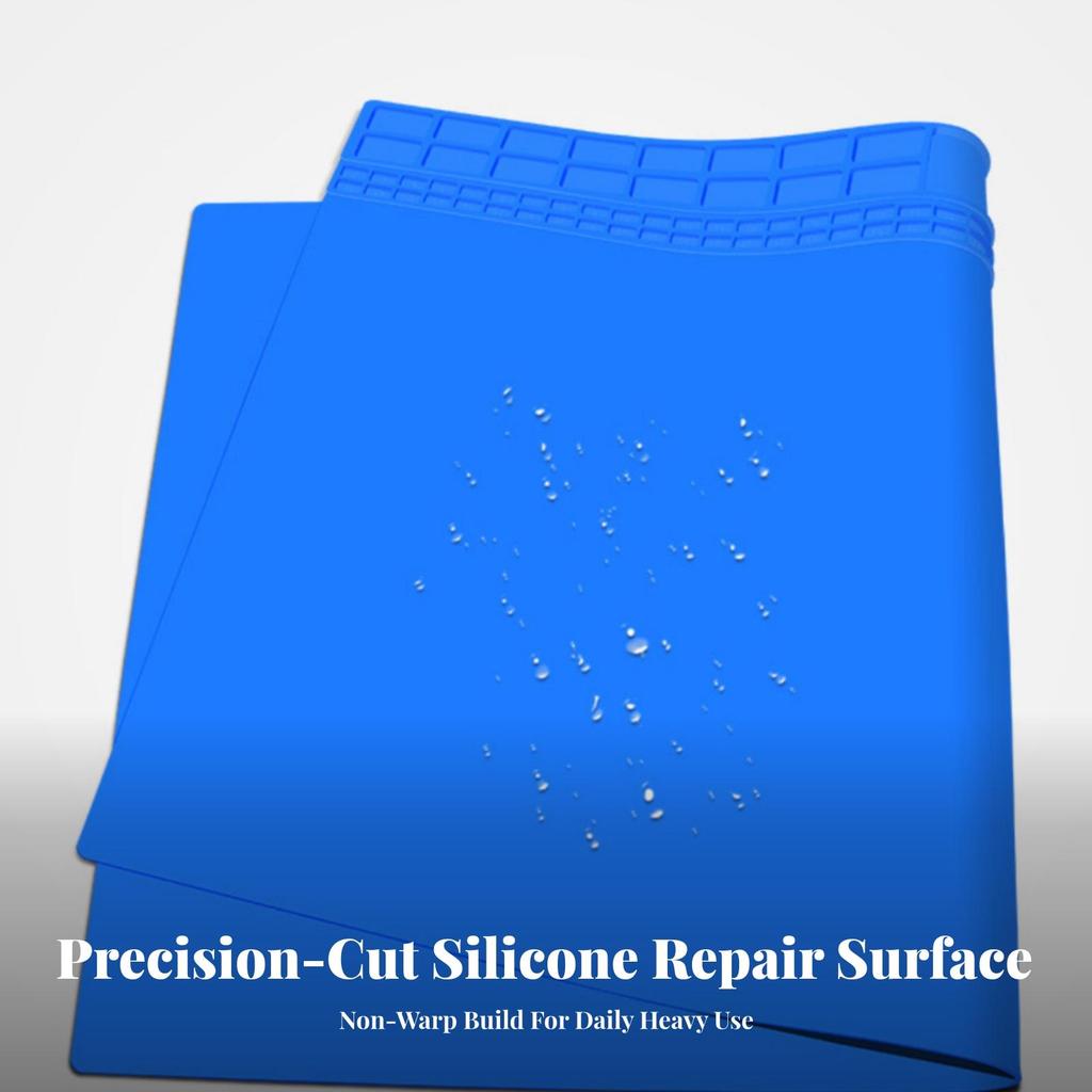 Heat-Resistant Soldering Mat Flexible Silicone Repair Work Rollable