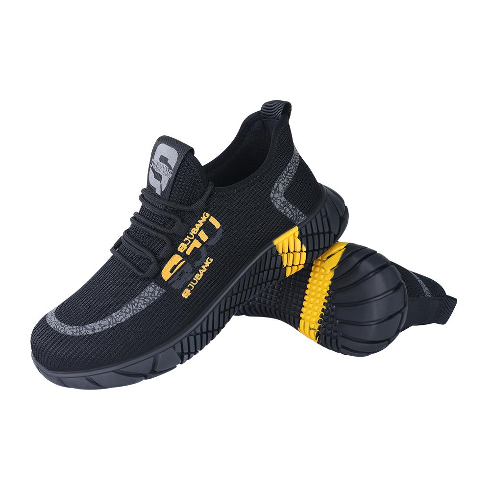 

JB792 Hot Selling Industrial Protective Fashion Breathable Work Boot Casual Trainers Steel Toe Safety Shoes 46 жёлтый