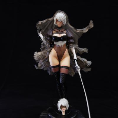 32CM NieR: Automata Yorha Type 2 B 2B YoRHa Ver Girl Figure PVC Action Toy Statue Collection Anime Model Adult Doll Gift