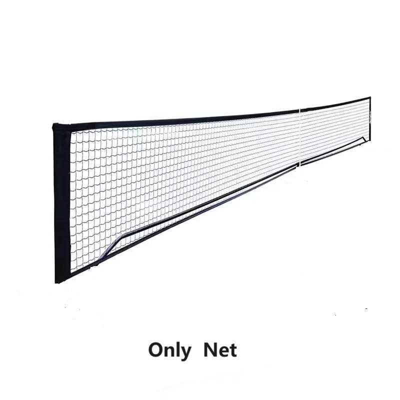 22 FT No Frame Set Outdoor Sports Training Supplies Foldable Portable Pickleball Net Pickleball Net