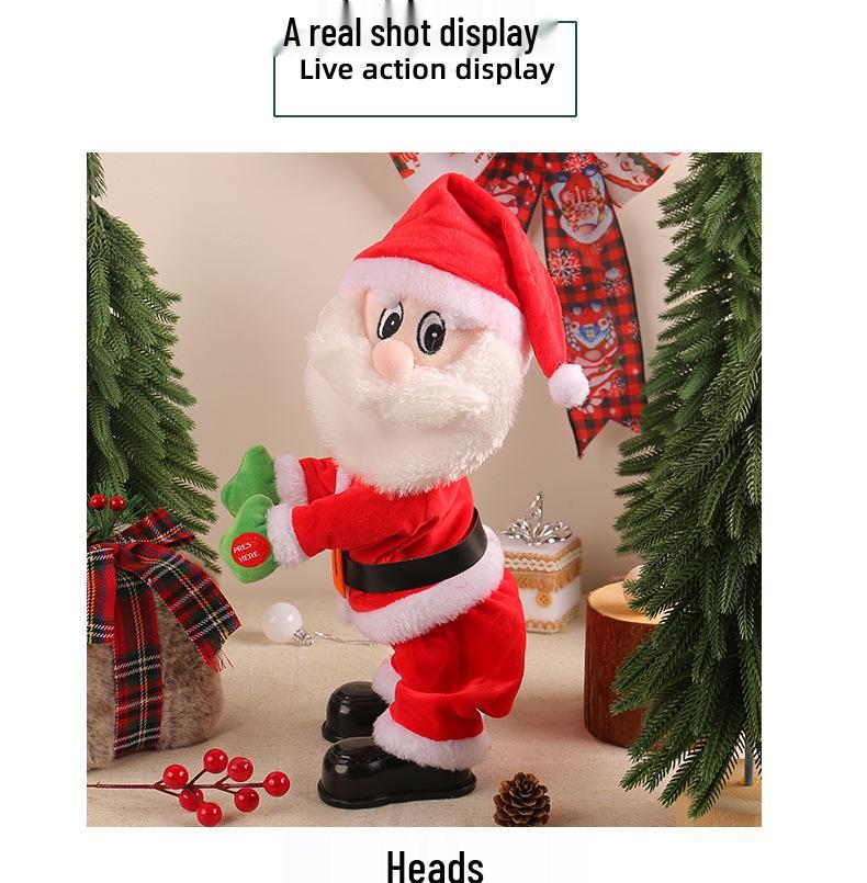 Creative Wiggle Butt Santa Claus: Musical Christmas Novelty Gift for Kids