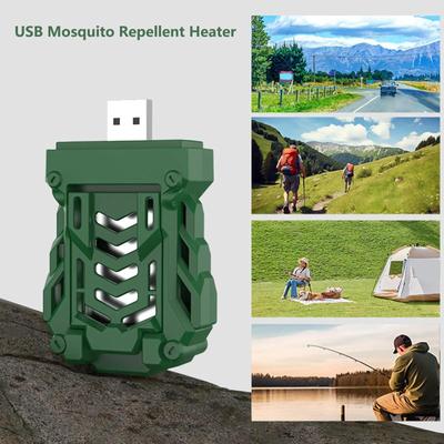 Electric USB Mosquito Repellent Heater Anti Mosquito Repellent Pest Repellent Bug for Traveling Fishing Camping KTY