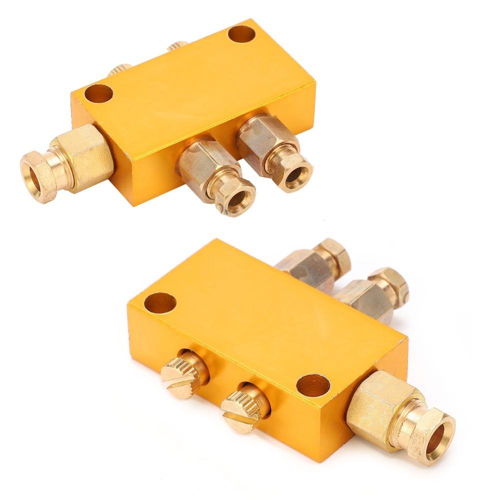 TKType Lubrication System 6Mm Inlet Piston Distributor Durable Divider Valve Industrial Machinery