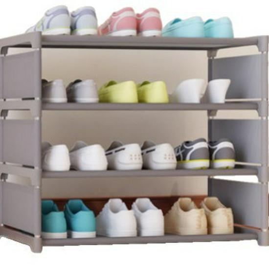 Jia You Xin Multi-layer Dustproof Shoe Rack - Durable & Easy to Install Storage Shelf