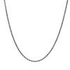 Silver One Silver 925 Pipe Rope Chain Necklace for Men, C3 [Silver, 3mm Width, 50cm Length] with Clasp